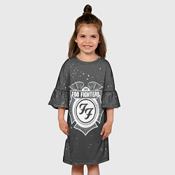 Платье клеш для девочки Foo Fighters 1995 FF, цвет: 3D-принт — фото 2