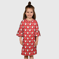 Платье клеш для девочки Ho-Ho, цвет: 3D-принт — фото 2