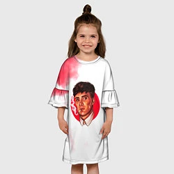 Платье клеш для девочки Томас Шелби Острые козырьки, цвет: 3D-принт — фото 2