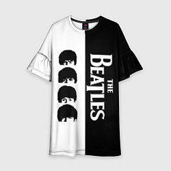 Детское платье The Beatles черно - белый партер
