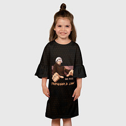 Платье клеш для девочки Трафальгар Ло Ван пис, цвет: 3D-принт — фото 2
