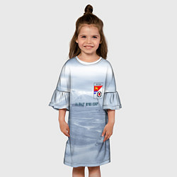 Платье клеш для девочки Оротукан, цвет: 3D-принт — фото 2