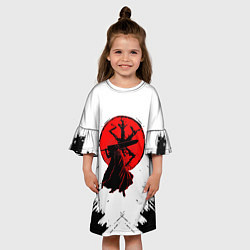 Платье клеш для девочки Аниме берсерк berserk, цвет: 3D-принт — фото 2