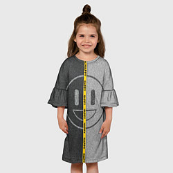 Платье клеш для девочки HAPPY SMILE, цвет: 3D-принт — фото 2