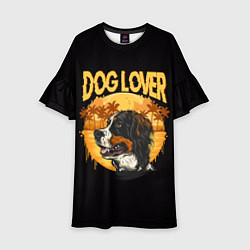 Детское платье Любитель Собак Dog Lover