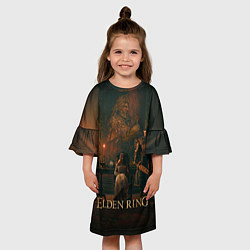 Платье клеш для девочки Elden Ring - Королева, цвет: 3D-принт — фото 2