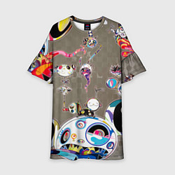 Детское платье Takashi Murakami арт с языками