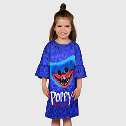 Платье клеш для девочки Хагги Вагги - Поппи Плейтайм, цвет: 3D-принт — фото 2