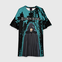 Платье клеш для девочки Elden Ring Кольцо Элдена, цвет: 3D-принт