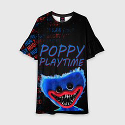 Платье клеш для девочки Хагги ВАГГИ Poppy Playtime, цвет: 3D-принт
