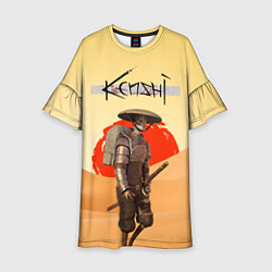 Платье клеш для девочки KENSHI КЕНШИ, цвет: 3D-принт
