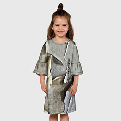 Платье клеш для девочки Underground 2057, цвет: 3D-принт — фото 2