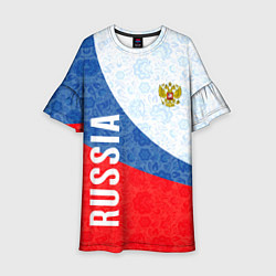 Детское платье RUSSIA SPORT STYLE РОССИЯ СПОРТИВНЫЙ СТИЛЬ
