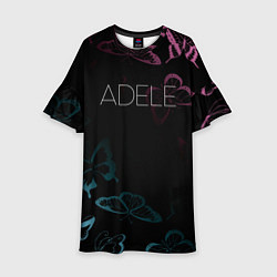Платье клеш для девочки Adele Бабочки, цвет: 3D-принт