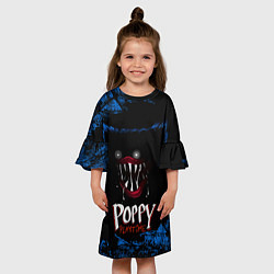 Платье клеш для девочки Хагги Вагги Игра Хоррор Плейтайм, цвет: 3D-принт — фото 2