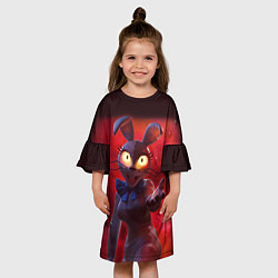 Платье клеш для девочки Five Nights at Freddys Ванесса, цвет: 3D-принт — фото 2