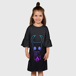 Платье клеш для девочки Hollow Knight образ, цвет: 3D-принт — фото 2