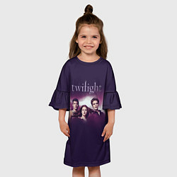 Платье клеш для девочки Персонажи Twilight, цвет: 3D-принт — фото 2