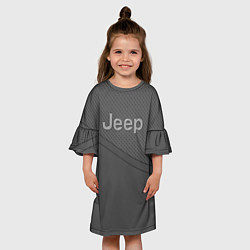 Платье клеш для девочки JEEP СПОРТ, цвет: 3D-принт — фото 2