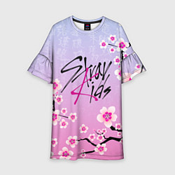 Детское платье Stray Kids цветы сакуры
