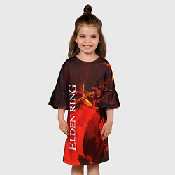 Платье клеш для девочки MALENIA - ELDEN RING ЕЛДЕН РИНГ, цвет: 3D-принт — фото 2