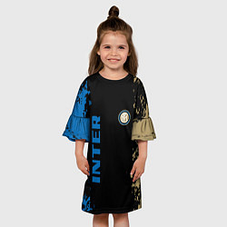 Платье клеш для девочки Интер inter, цвет: 3D-принт — фото 2