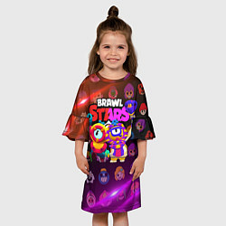 Платье клеш для девочки Otis Pharaotis Отис и Фараотиc, цвет: 3D-принт — фото 2