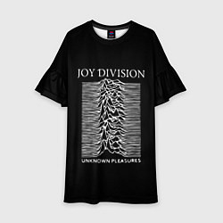 Платье клеш для девочки Joy Division - unknown pleasures, цвет: 3D-принт