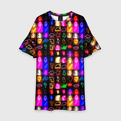 Детское платье Neon glowing objects