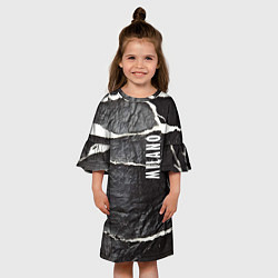 Платье клеш для девочки Vanguard rags - Milano, цвет: 3D-принт — фото 2