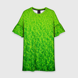 Детское платье Трава зеленая