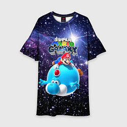 Платье клеш для девочки Super Mario Galaxy - Nintendo, цвет: 3D-принт