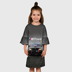 Платье клеш для девочки Спортивная бэха в пустыне, цвет: 3D-принт — фото 2