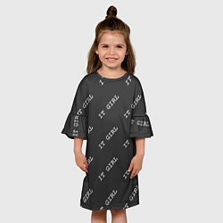 Платье клеш для девочки Программисты - IT GIRL, цвет: 3D-принт — фото 2