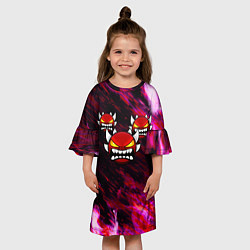 Платье клеш для девочки Geometry Demons, цвет: 3D-принт — фото 2