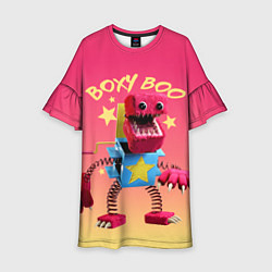 Платье клеш для девочки Project Playtime Бокси Бу, цвет: 3D-принт