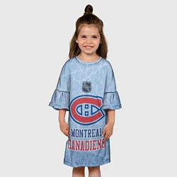 Платье клеш для девочки Montreal Canadiens - NHL, цвет: 3D-принт — фото 2