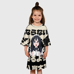 Платье клеш для девочки Мисаки Аюдзава из Президент студсовета, цвет: 3D-принт — фото 2