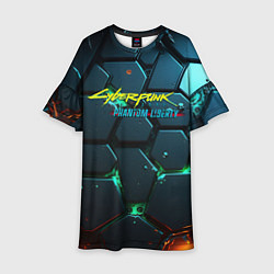 Детское платье Cyberpunk 2077 phantom liberty logo