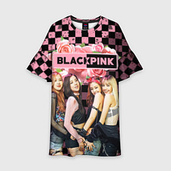 Платье клеш для девочки Blackpink - girls, цвет: 3D-принт