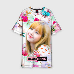 Платье клеш для девочки Blackpink Lisa, цвет: 3D-принт