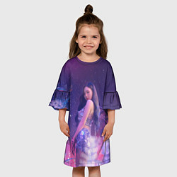 Платье клеш для девочки Karina art - Aespa, цвет: 3D-принт — фото 2