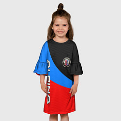 Платье клеш для девочки Alpina - classic colors, цвет: 3D-принт — фото 2