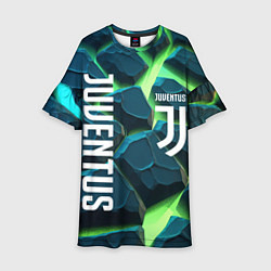 Детское платье Juventus green neon