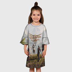 Платье клеш для девочки Отряд Врат Балдура, цвет: 3D-принт — фото 2