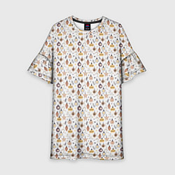 Детское платье Ёлочные игрушки