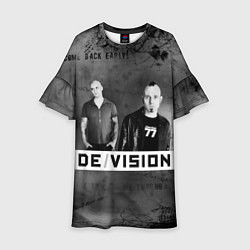 Платье клеш для девочки Devision - a band from germany, цвет: 3D-принт