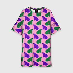 Детское платье Животные капибары