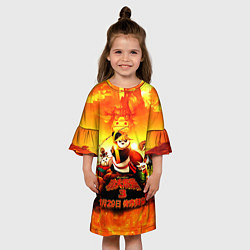 Платье клеш для девочки Кунг-фу Панда Best Friend, цвет: 3D-принт — фото 2