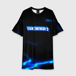 Платье клеш для девочки Team Fortress storm electo, цвет: 3D-принт